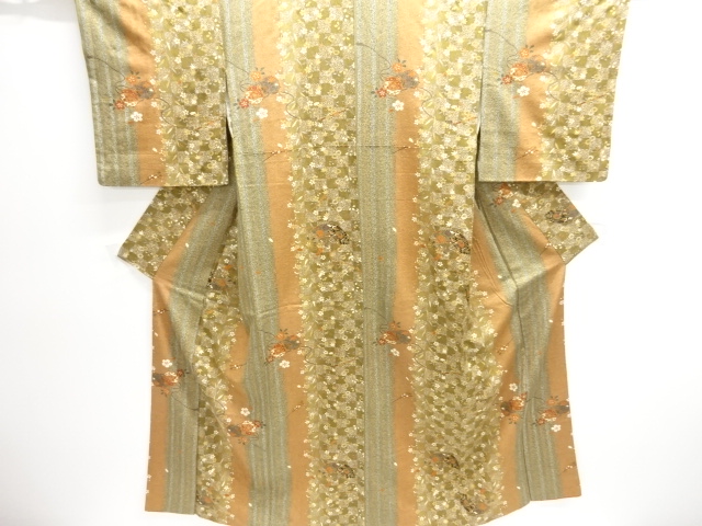 JAPANESE KIMONO / KOMON / DRUM & FLOWER 
